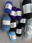 Mixed Yarn Lot     10 Skeins  Worsted Weight  Caron One Pound   Premier Just Yarn