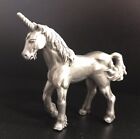 Pewter Unicorn Mythical Fantasy Magic Pegasus Horse Silver Metal Statue Figurine