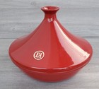 Tagine Burgundy Emile Henry Made In France Flame Ceramic  26 Cm 3 7 Qt