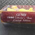 Gund 1996 Collector s Bear Limited Edition With Original Box - Damaged Box