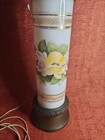 Mid Century Vintage Porcelain Hurricane Lamp Extremely Rare