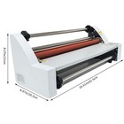 110v 17 72in 450mm Roll Laminator Single   Double Sided Laminating Machine