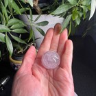 Amethyst Crystal Marble Sphere Meditation Stone