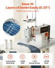 Vevor Industrial Sewing Machine Lockstitch Sewing Machine Set 550w Servo Motor