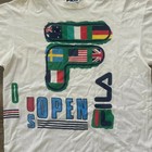 Vintage 1990 Us Open Fila Tennis T-shirt Size Xl