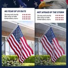 American Flag 3x5 Ft For Outside  Heavy Duty Usa Longest Lasting  Tough 210d Us