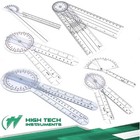 6pcs Medical Spinal Ruler 12 8 6 Inch Set Goniometer Angle Protractor 360 