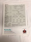 Kubota Diesel Tractor L2600 l3000 Product Guide Brochure  new 