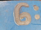 Vintage Steak Shop Trade Sign Johnson City New York Restaurant Folk Art 