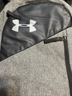 Under Armour Hustle 4 0 Unisex Backpack Heather Gray Black School Laptop Bag