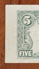 Miscut 1988  5 Federal Reserve Note Five Dollars Us Banknote Misaligned Error