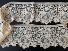 Antique  Lace -circa 19thc  Brussels Lace W point De Gaze