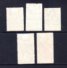 Romania Semi-postal 1931 Scott  B26-30 Unused Vf