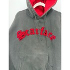 Scarface Hoodie Mens Large Black Red Embroidered Distressed Movie Promo Pullover