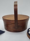 Bentwood Oval Wooden Shaker Sewing Box
