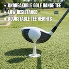 Adjustable Golf Tees 4 Pack  2   3 5 Inch Height      Durable Rubber Driving Rang   