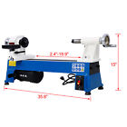 1 2hp  Wood Turning Lathe Benchtop Lathe Adjustable Speed Woodworking Sanding