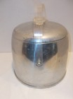 Vintage Kromex Aluminum Ice Bucket Lucite Handle Bar Mcm  Mid Century