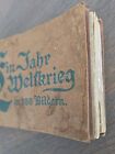 Rare Vtg Antique German Book Wwi Photos Ein Jahr Weltkrieg In 100 Pictures