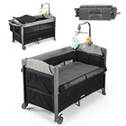  5 In 1 Portable Deluxe Nursery Center  Baby Bassinet Bedside Sleeper  Cribs 