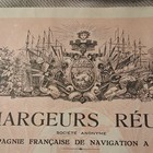 Incredibly Detailed Chargeurs R  unis Bond Certificate 1000 Francs 4 5  Paris 30s