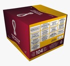 Panini World Cup Qatar 2022 Display Box Of 104 Packets - 521 Stickers  brazil 