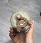        Antique 19th Century Chinese Longqua Celadon Scholar Incense Pot Burner