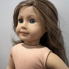 American Girl Doll 18  Brown Hair Blue Eyes Freckles 2008 Pleasant Company