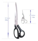 Heavy-duty Extra Long Large Home office Utility Scissors  12-inch Upholstery    