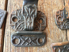 Lot Vintage Fancy Window Latches