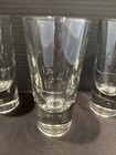  4  Carlo Moretyi Italian Weighted Cocktail Shot Glasses Large Heavy Italy