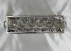 Vintage Sterling Silver Overlay And Etched Glass Barware Service For 6