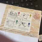 Gb Fdc First Day Cover 1988 Edward Lear Verse Children Minisheet London N22 Pmk