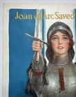 Original Ww1 1918 Joan Of Arc Saved France  Poster World War One 20   x30   