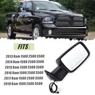 Right Passenger Side Door Mirror Compatible With 2013-2018 Ram R-11pins Black