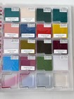 Bullseye Glass 2x2 Sample Binder 84 Pc Opalescent 3mm 2mm 90 Coe Pre Fired