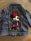 Gap Disney Minnie Mouse Embroidered Girls Blue Denim Jacket 3 Years
