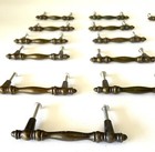 17 Handles Mid Century Modern Colonial Antique Brass Pull Cabinet Drawer Vintage