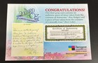 Wizard Of Oz Shp Prop Card Scarecrow Straw   Hair From Cowardly Lion