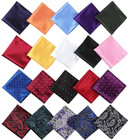 Wedding Set Mens Handkerchief Lot 20-pcs Assorted Silk Pocket Square Party New