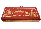 Hindu God Statue Yantra Diwali Puja Box Kubera Ganesha Laxmi Saraswati Idol Coin