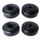 4pcs Black Shock Absorber Turntable Pads Audio Cd Hifi Speaker Isolation Feet