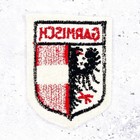 Vintage Garmisch Germany Patch     Town Crest Travel Souvenir     Felt Sew-on