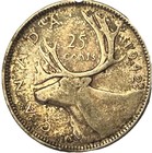 1942 Canada 25 Cents Silver - Combined Shipping - Lot C35