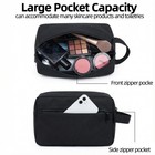 Dsysc Travel Toiletry Bag For Women Men  Small Makeup Bag  Black 