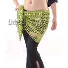 Belly Dance Costume Sequin Hip Scarf Belt  Wrap 9 Colors 5 2