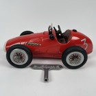 Schuco Grand Prix Racer 1070 Vintage Red Wind Up Car With Matching  3 Key Works