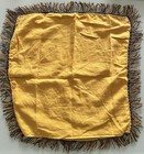 Vintage Oregon Silk Satin Fabric Souvenir Pillowcase Sham Tasseled Fringed