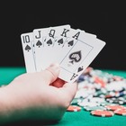 Copag 1546 Design 100  Plastic Playing Cards  Poker Size Standard Purple grey