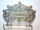 Vintage Wood And Solid Brass Toilet Paper Holder  Dispenser Free Shipping